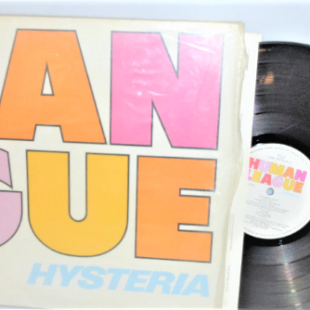 Human League HYSTERIA Lp Record #VL-2277 Rock N Roll Vinyl Record Player